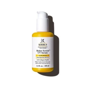 Kiehl’s Better Screen UV Serum SPF 50+ Facial Sunscreen with Collagen Peptide